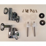  Burlington Zawiasy wolnoopadające do deski chrom SP462