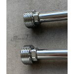  Burlington Zawory kątowe do armatury umywalkowej ciepła/zimna chrom W28 W MAGAZYNIE!!