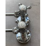  Burlington Zawory kątowe do armatury umywalkowej ciepła/zimna chrom W28 W MAGAZYNIE!!