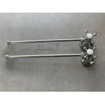  Burlington Zawory kątowe do armatury umywalkowej ciepła/zimna chrom W28 W MAGAZYNIE!!