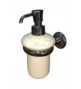 Capannoli Area Dozownik na mydło ścienny chrom/biały AE116CB NA MAGAZYNIE!! Tylko 1 sztuka w takiej cenie!!