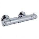 Carlo Frattini Bateria natryskowa termostatyczna ścienna bez zestawu natryskowego Chrom F4075/3CR