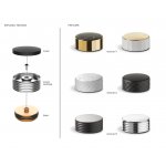 Carlo Frattini Bateria natryskowa termostatyczna podtynkowa Chrom F5603X4HCR