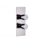 Carlo Frattini Bateria wannowo-natryskowa termostatyczna podtynkowa z przełącznikiem 2/3 wylotów Chrom F3939X7CR