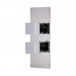 Carlo Frattini Bateria wannowo-natryskowa termostatyczna podtynkowa z przełącznikiem 2/3 wylotów Chrom F3509X7CR