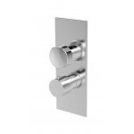 Carlo Frattini Bateria wannowo-natryskowa termostatyczna podtynkowa z przełącznikiem 2/3 wylotów Chrom F5609X7HCR