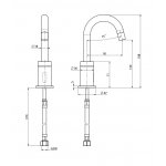 Carlo Frattini Collettivita Bateria umywalkowa elektroniczna do zimnej wody Chrom F4931CR