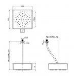 Carlo Frattini Deszczownica - dodatkowy moduł Chrom F2994CR