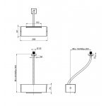 Carlo Frattini Deszczownica - dodatkowy moduł kaskadowy Chrom F2995CR