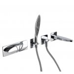 Carlo Frattini Eclipse Bateria wannowa ścienna Chrom F3909X2CR