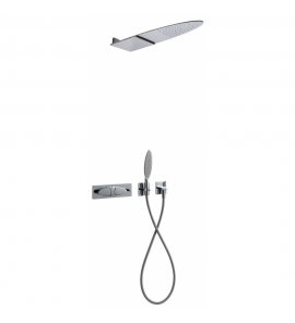 Carlo Frattini Eclipse Bateria natryskowa podtynkowa Chrom F3908X3CR