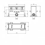 Carlo Frattini Eclipse Element podtynkowy baterii wannowej ściennej F3100
