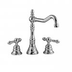 Carlo Frattini Epoque Bateria umywalkowa 3-otworowa z korkiem automatycznym Chrom F5051CR