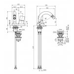 Carlo Frattini Fluid Bateria bidetowa Chrom F3852CR