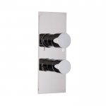 Carlo Frattini Fluid Bateria natryskowa podtynkowa z 2/3 wyjściami Chrom F3859X6CR