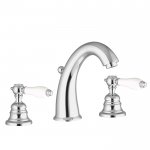 Carlo Frattini Herend Bateria umywalkowa 3-otworowa z korkiem automatycznym Chrom F5421CR