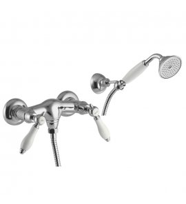 Carlo Frattini Herend Bateria natryskowa ścienna ze słuchawką Chrom F5405CR