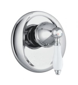 Carlo Frattini Herend Bateria wannowo-natryskowa jednouchwytowa podtynkowa Chrom F5409/1CR