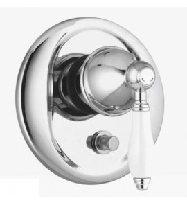 Carlo Frattini Herend Bateria wannowo-natryskowa jednouchwytowa podtynkowa Chrom F5409X2CR