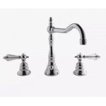 Carlo Frattini Herend Chic Bateria umywalkowa 3-otworowa z obrotową wylewką Chrom F5401CCR