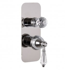 Carlo Frattini Herend Chic Bateria natryskowa podtynkowa z przełącznikiem 2/3 wylotów Chrom F5409X6CCR