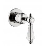 Carlo Frattini Herend Chic Bateria natryskowa podtynkowa z przełącznikiem 2 wyjścia Chrom F5423/2CCR