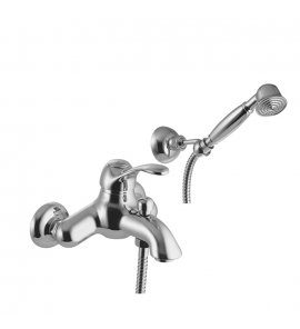 Carlo Frattini Lamp Bateria wannowo-natryskowa ze słuchawką natryskową Chrom F3304CR