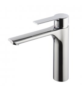 Carlo Frattini Mast Bateria umywalkowa jednootworowa wysoka z korkiem Chrom F3131LCR.ES