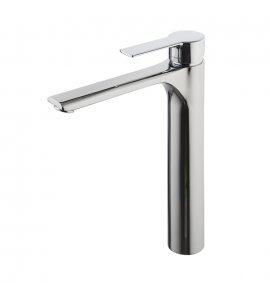 Carlo Frattini Mast Bateria umywalkowa jednootworowa wysoka z korkiem Chrom F3131/HCR.ES