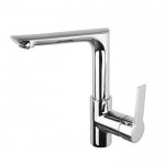 Carlo Frattini Mast Bateria umywalkowa jednootworowa z korkiem i obrotową wylewką Chrom F3151FCR.ES