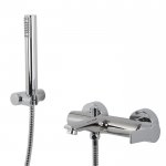 Carlo Frattini Mast Bateria wannowa z zestawem natryskowym Chrom F3134CR