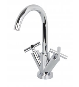 Carlo Frattini Maxima Bateria umywalkowa jednootworowa z korkiem Chrom F5311WCR