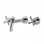 Carlo Frattini Maxima Bateria umywalkowa podtynkowa z korkiem Chrom F5321L/5CR