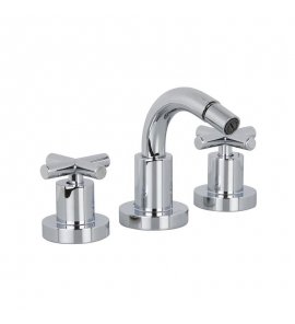 Carlo Frattini Maxima Bateria bidetowa 3-otworowa z korkiem Chrom F5302WCR