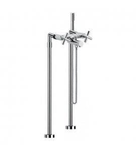 Carlo Frattini Maxima Bateria wannowa podłogowa z zestawem natryskowym Chrom F5304/4CR