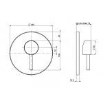 Carlo Frattini Maxima Bateria wannowo-natryskowa jednouchwytowa Chom F5309/1CR