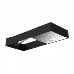 Carlo Frattini Moove Deszczownica z czarną ramką Czarny matowy F2991NCR