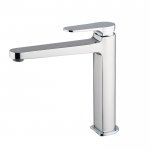 Carlo Frattini Next Bateria umywalkowa jednouchwytowa wysoka z korkiem Chrom F3941LNCR