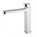 Carlo Frattini Next Bateria umywalkowa jednouchwytowa wysoka z korkiem Chrom F3931LNCR