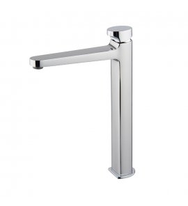 Carlo Frattini Next Bateria umywalkowa jednouchwytowa wysoka z korkiem Chrom F3931/HNCR