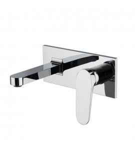 Carlo Frattini Next Bateria umywalkowa ścienna z korkiem Chrom F3961LX5CR