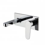 Carlo Frattini Next Bateria umywalkowa ścienna z korkiem Chrom F3961X5CR