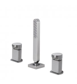 Carlo Frattini Next Bateria wannowa 3-otworowa Chrom F3944/1CR