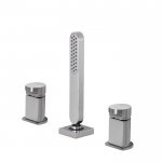 Carlo Frattini Next Bateria wannowa 3-otworowa Chrom F3944/1CR