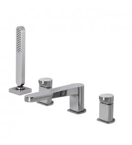 Carlo Frattini Next Bateria wannowa 4-otworowa Chrom F3944CR