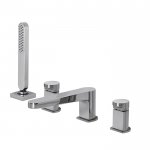 Carlo Frattini Next Bateria wannowa 4-otworowa Chrom F3944CR