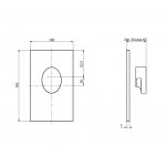 Carlo Frattini Next Bateria wannowo-natryskowa jednouchwytowa podtynkowa Chrom F3939/1CR