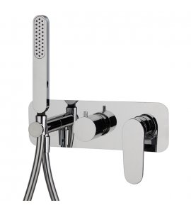 Carlo Frattini Next Bateria wannowo-natryskowa podtynkowa z zestawem natryskowym Chrom F3959X2CR