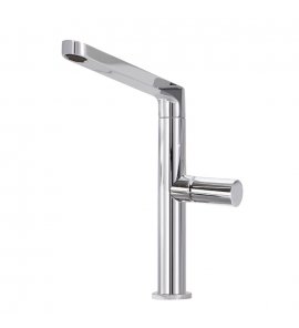 Carlo Frattini Nomos Go Bateria umywalkowa jednouchwytowa wysoka z korkiem Chrom F4161LCR