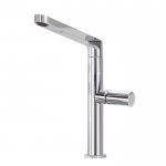 Carlo Frattini Nomos Go Bateria umywalkowa jednouchwytowa wysoka z korkiem Chrom F4161LCR